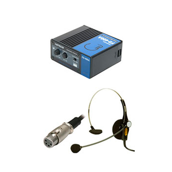 得価新作PROTECH プロテック FD-400A BNC接続 電源供給可能有線式インターカム 密閉型片耳用ヘッドセット DL-500付属　38969Y プロ用、業務用
