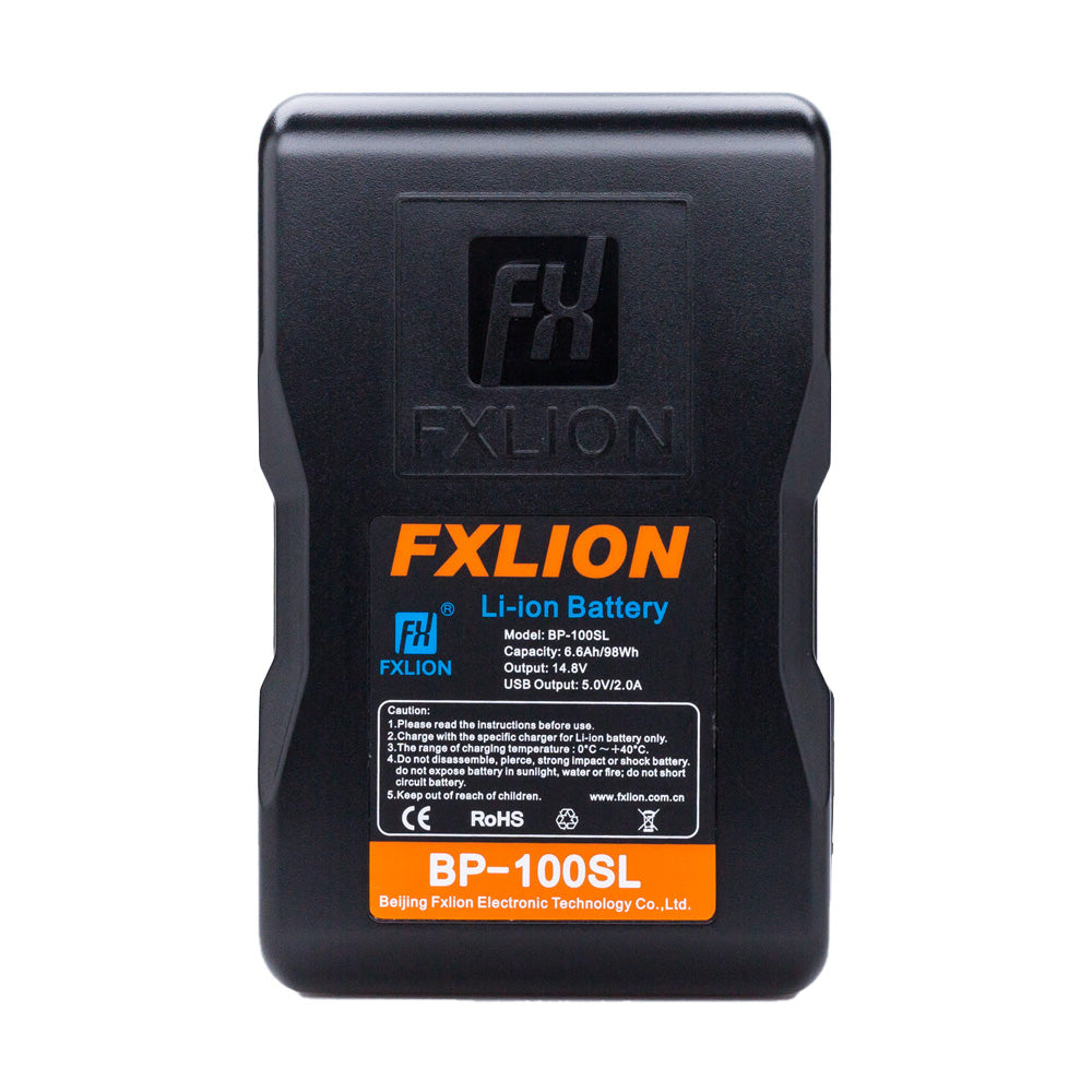 FXLION BP-100SL V マウント バッテリー 6.6Ah 98Wh カメラ用-