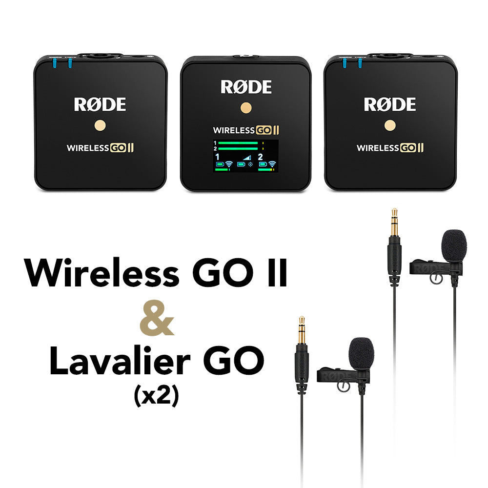 超美品 RODE Wireless GO II ロード ワイヤレスゴー2 セットワイヤレスマイク
