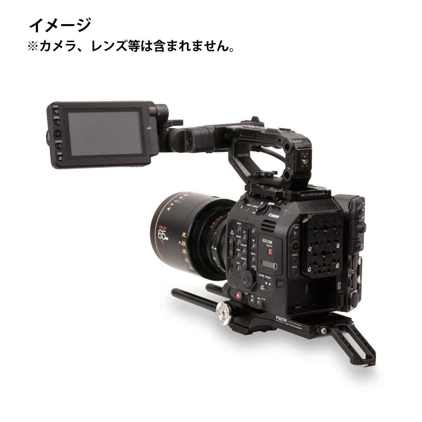 TILTA(ティルタ) Camera Cage for Canon C500 Mk II/C300 Mk III Kit A (Without Battery Plate) ES-T19-A
