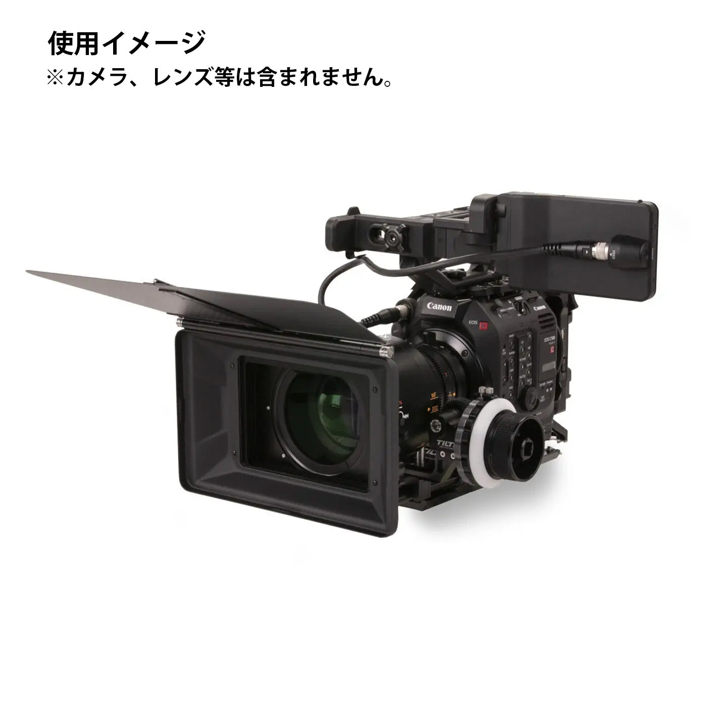 TILTA Camera Cage for Canon C500 Mk II/C300 Mk III Kit C - Gold Mount ES-T19-C-AB