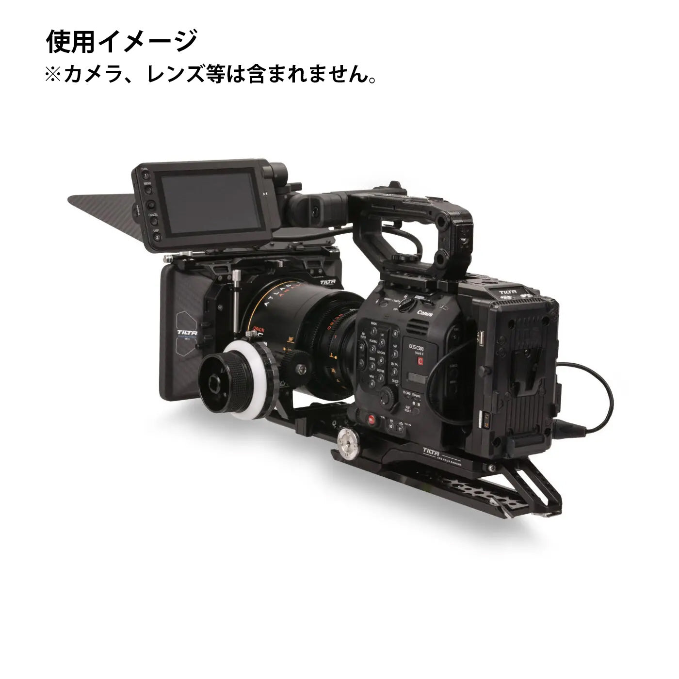 TILTA Camera Cage for Canon C500 Mk II/C300 Mk III Kit C (V Mount specification) ES-T19-CV