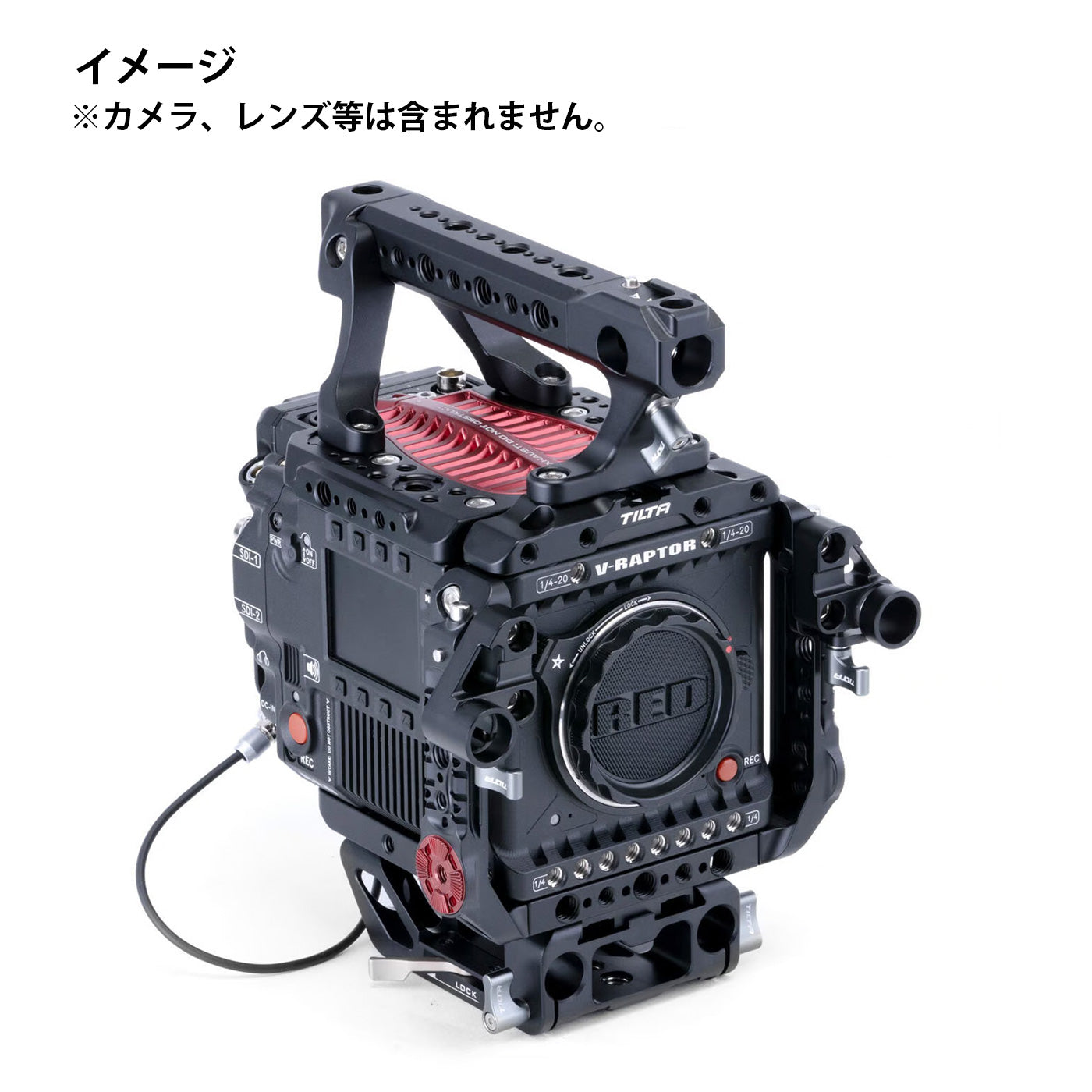TILTA(ティルタ) Camera Cage for RED V-RAPTOR Advanced Kit - V Mount ESR-T08-B-V