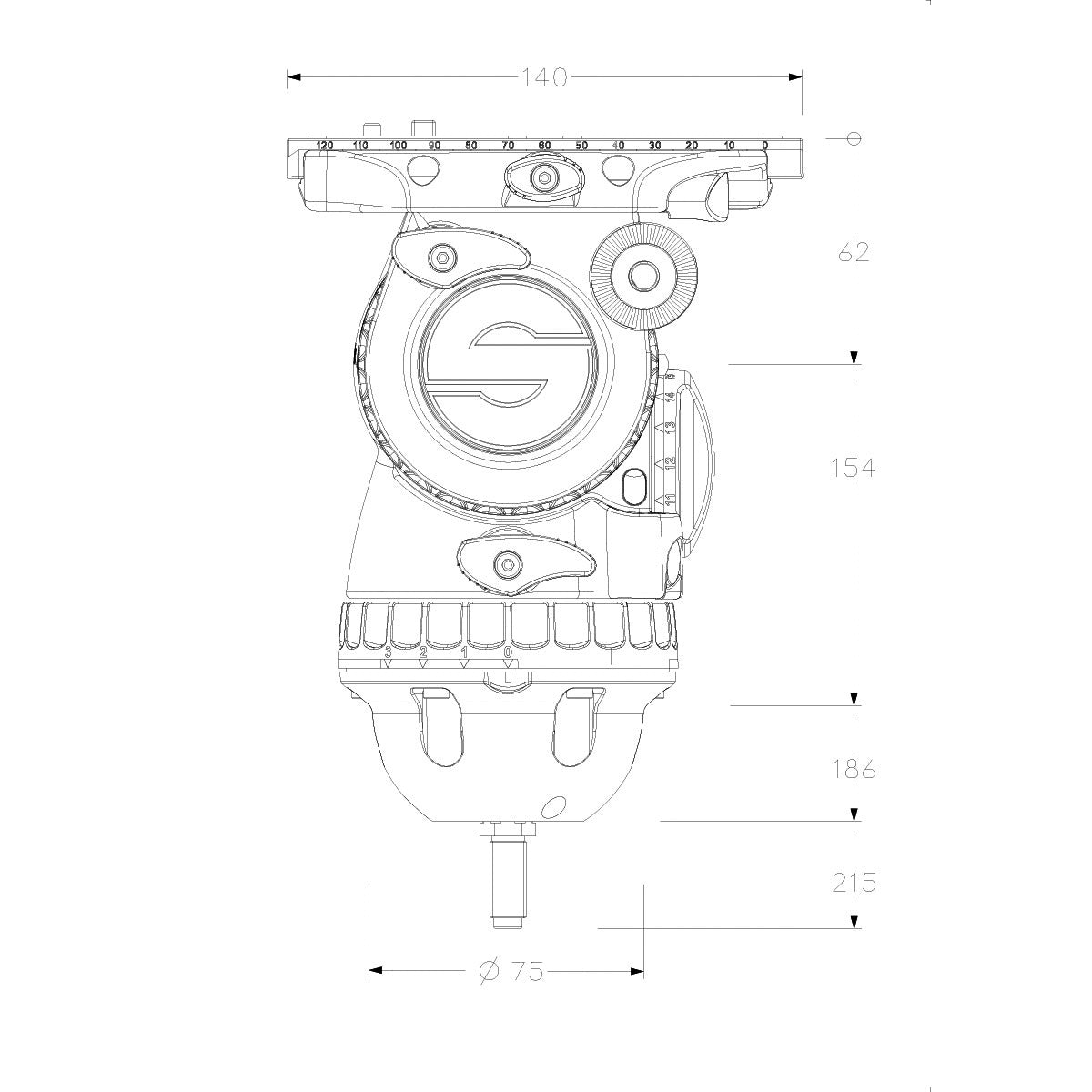 Sachtler(ザハトラー) 三脚システム System FSB 6 75/2 CF GS Mk II [0481C]