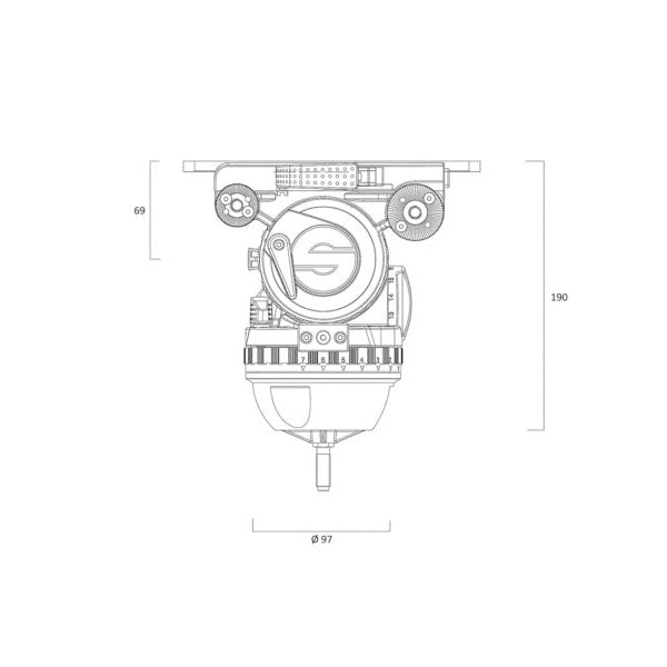 Sachtler(ザハトラー) 三脚システム System Cine 20 flowtech100 GS [1911-FTGS]