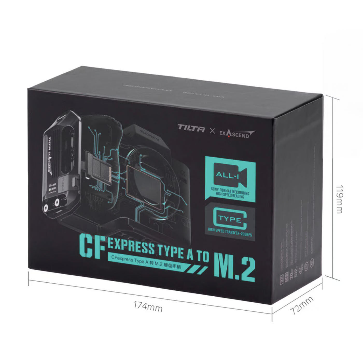 TILTA(ティルタ) CFexpress Type A to M.2 Side Storage Handle TA-SSH-CFA-M2
