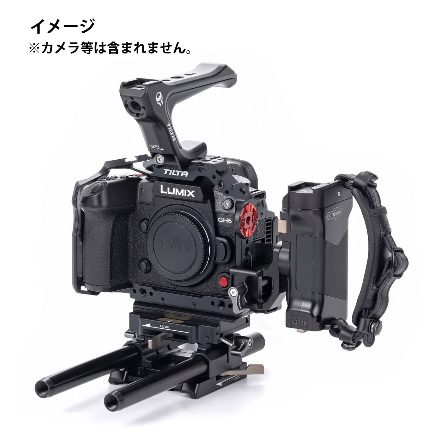 TILTA(ティルタ) Camera Cage for Panasonic GH6 Pro Kit - Black TA-T15-B-B