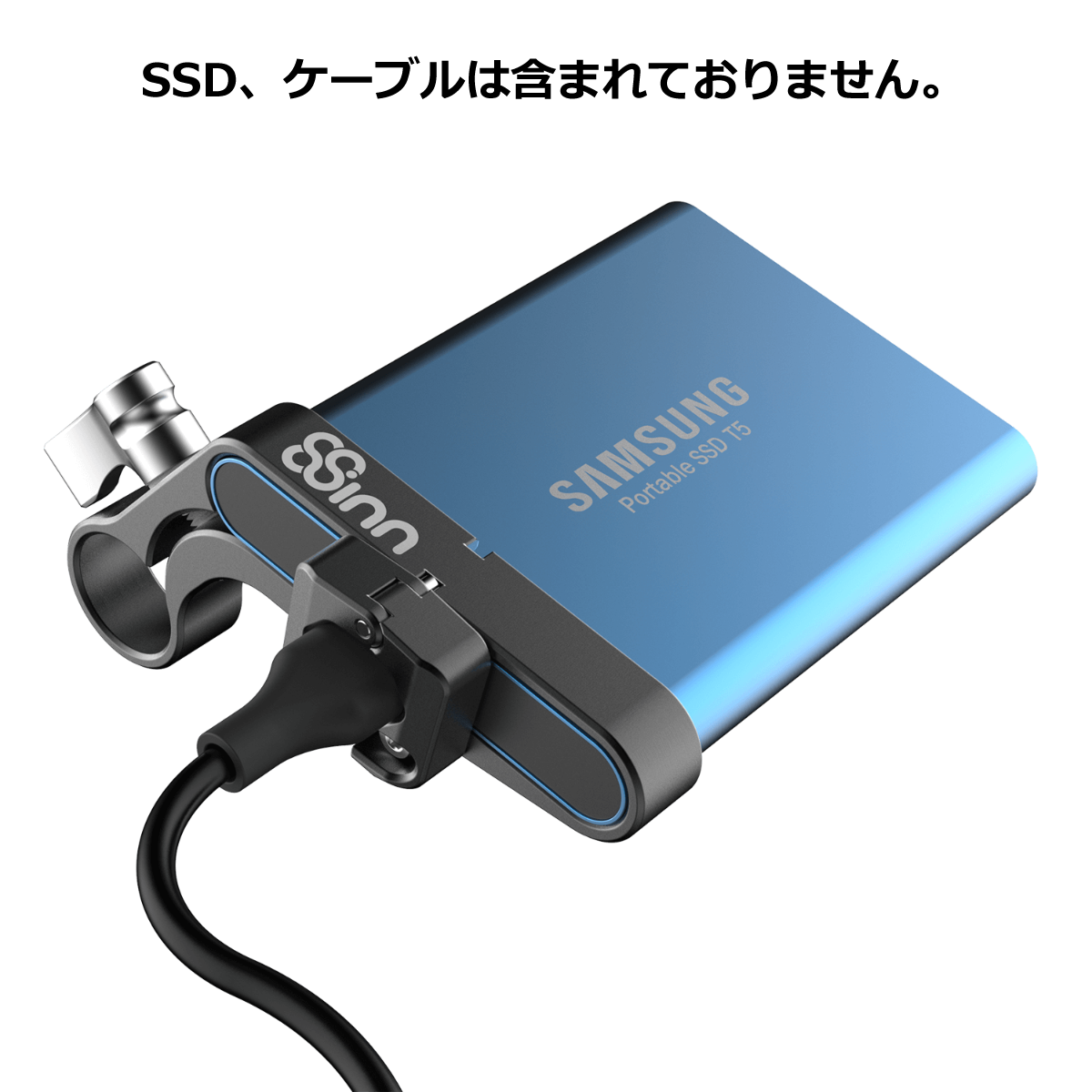 画像: SAMSUNGT5用SSDホルダー(15mmロッド)