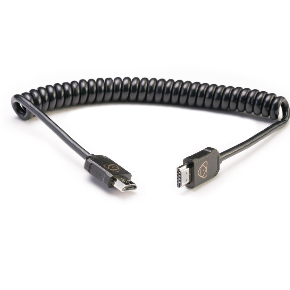 ATOMOS HDMI Cable ATOMFLEX PRO HDMI COILED CABLE (Full to Full 40cm) ATOM4K60C6