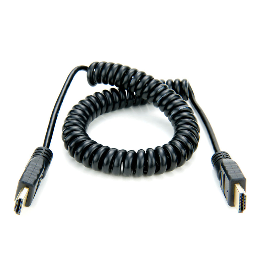 ATOMOS HDMI Cable Coiled Full HDMI to Full HDMI Cable (50cm) ATOMCAB011