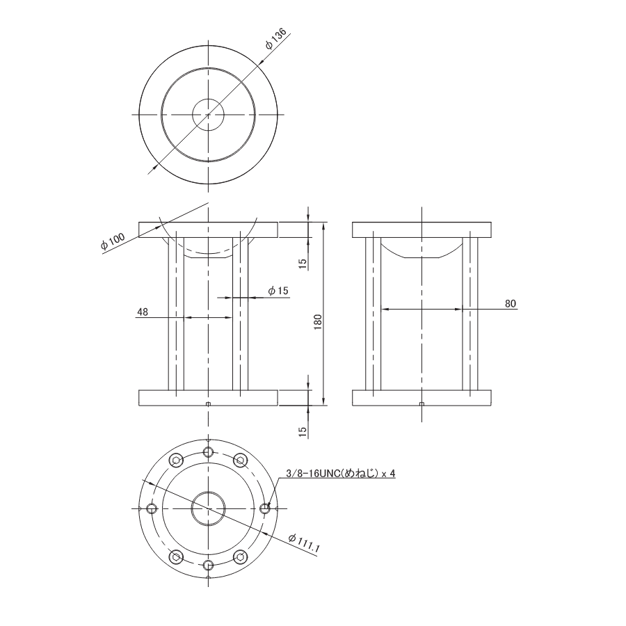 Libec(リーベック) P1000用ボールアダプター BA-100