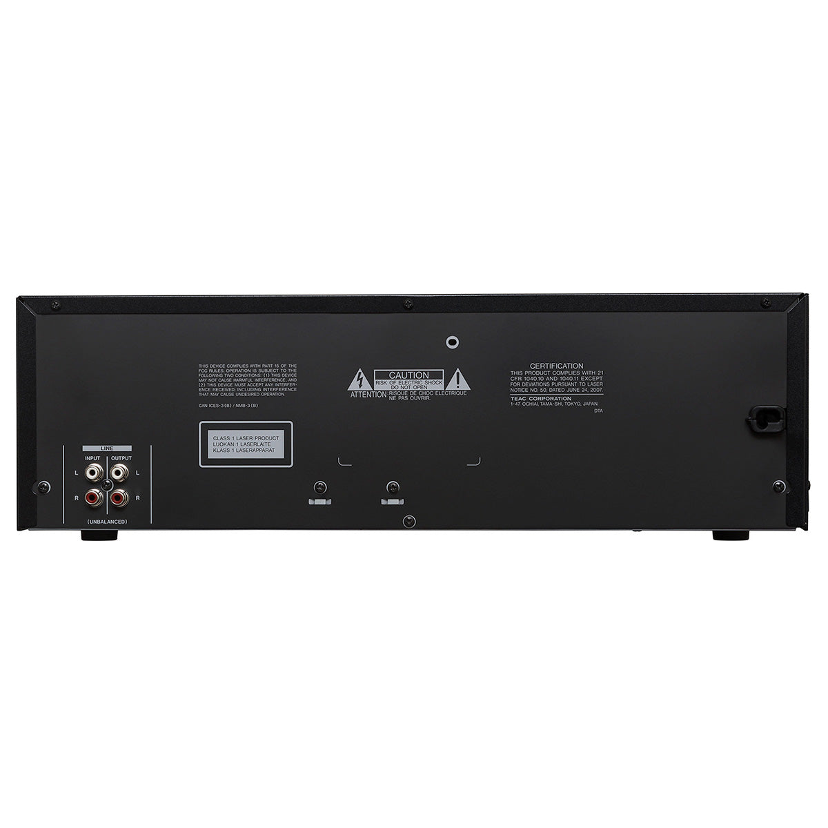 TASCAM(タスカム) 業務用カセットレコーダー/CDプレーヤー/USBメモリーレコーダー CD-A580 v2