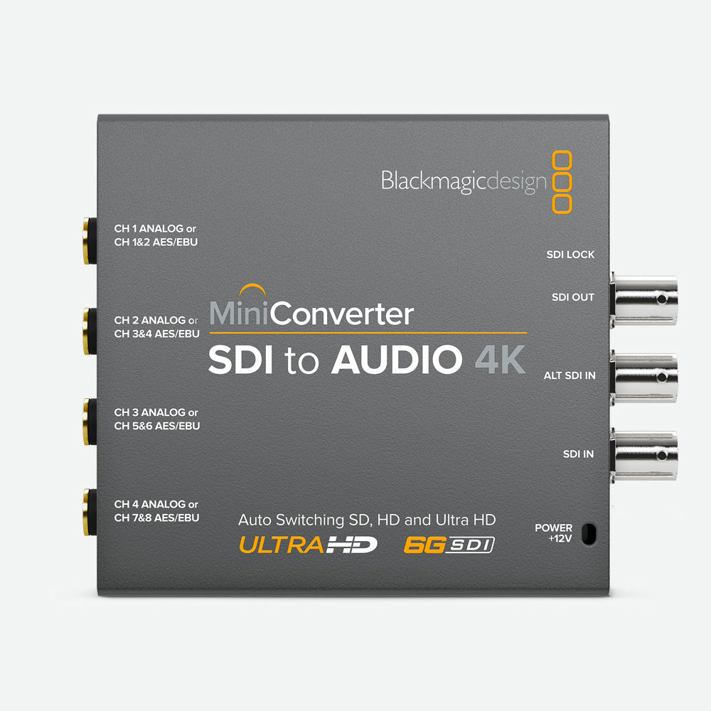 Blackmagic Design(ブラックマジックデザイン) コンバーター Mini Converter SDI to Audio 4K CONVMCSAUD4K