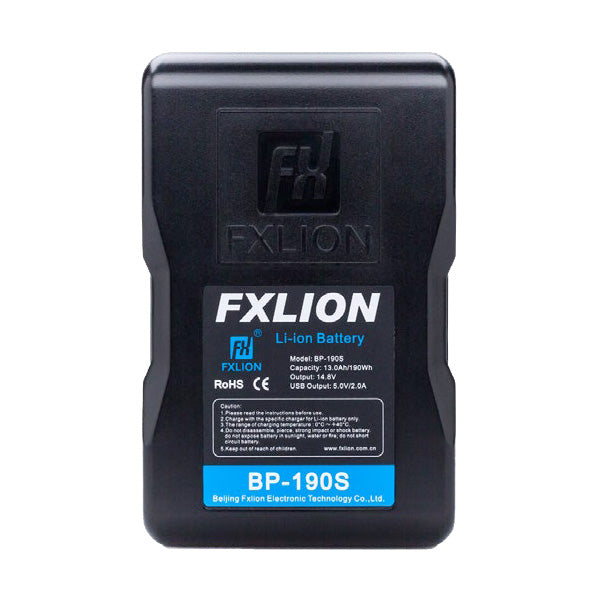 FXLION V-mount lithium ion battery Cool Black BP-190S [512203]