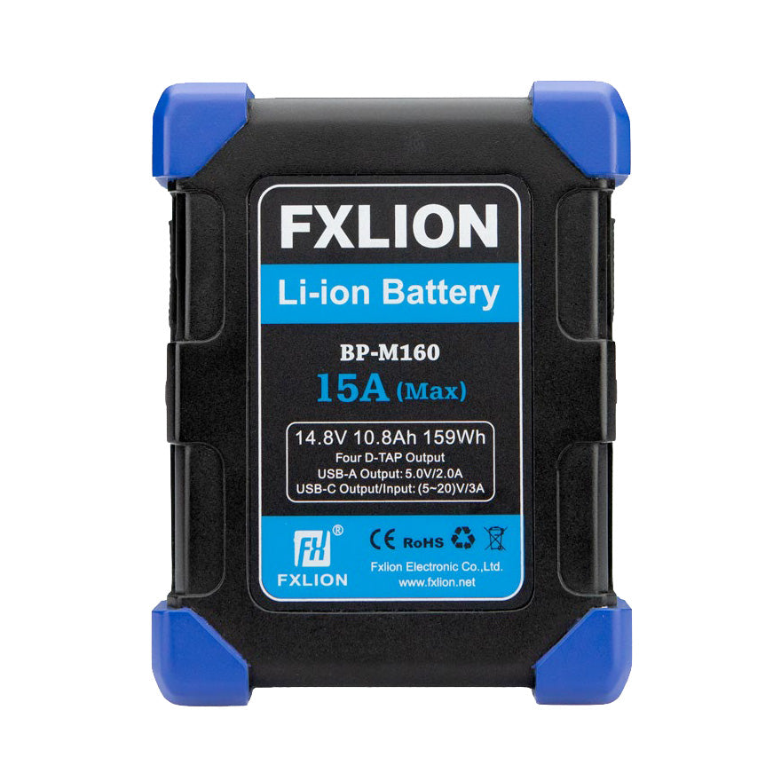 FXLION V-Mount Lithium Ion Battery High Power Square BP-M160 [512852]