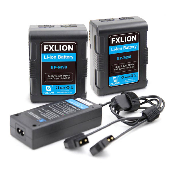 FXLION(エフエックスライオン) Vマウントバッテリー＆チャージャーキット BP-M98 Battery kit A [512225]