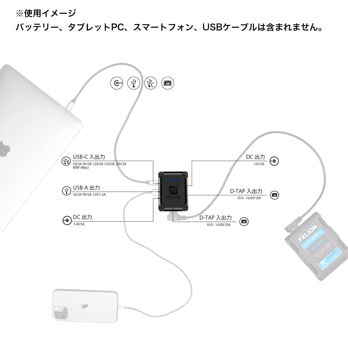 FXLION Multi-device compatible hub NANOHAB NHUB01 [512739]