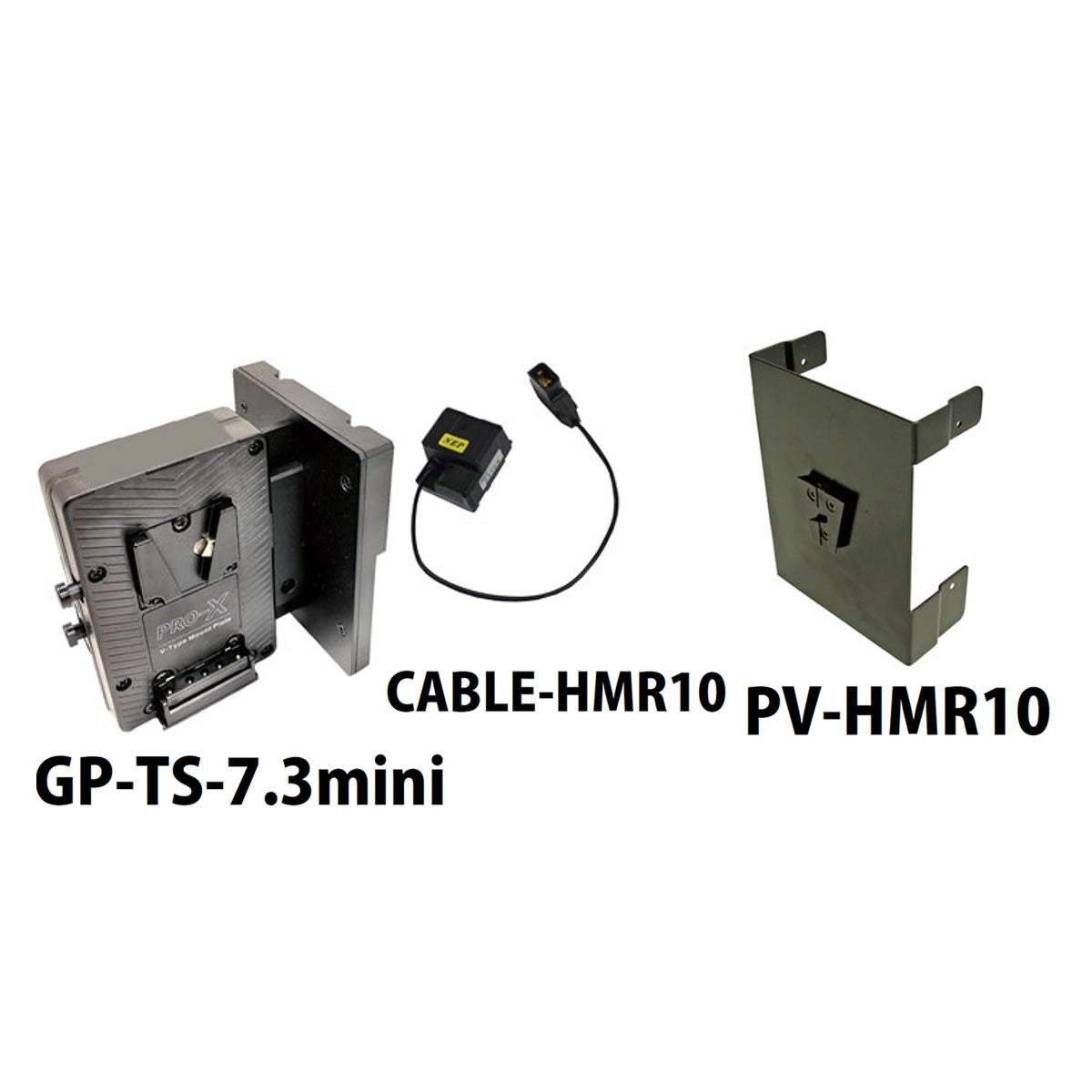 NEP Panasonic AG-HMR10 compatible side mount set PV-TS-HMR10A