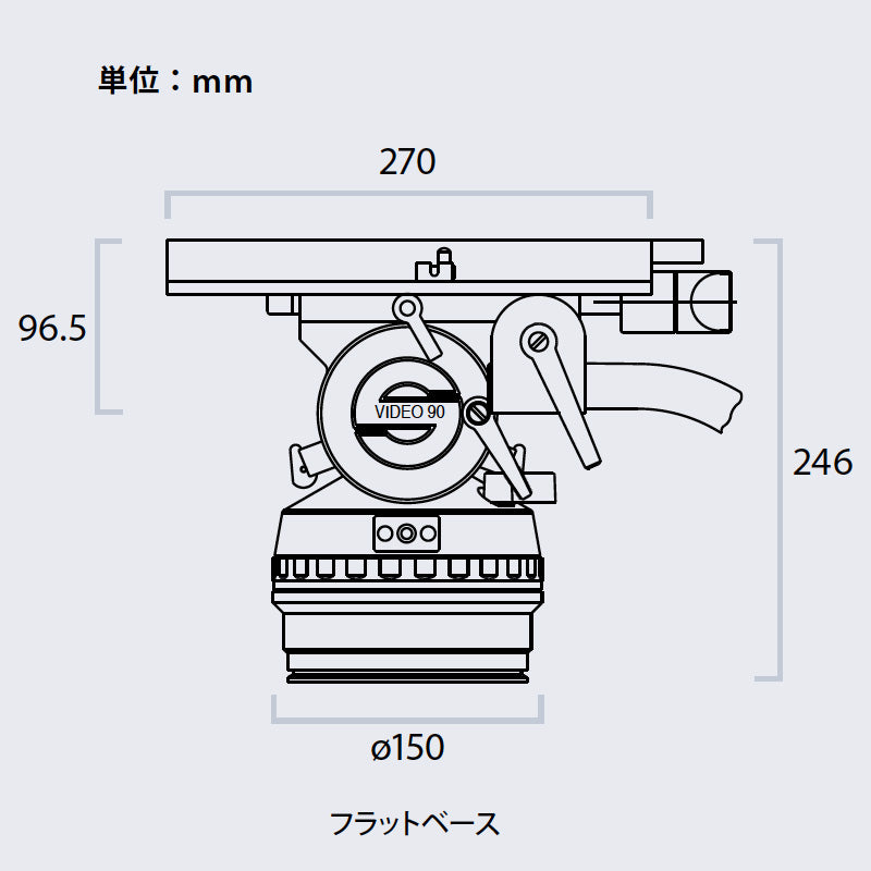 Sachtler FB head (without tripod) Video 90 FB [8092]