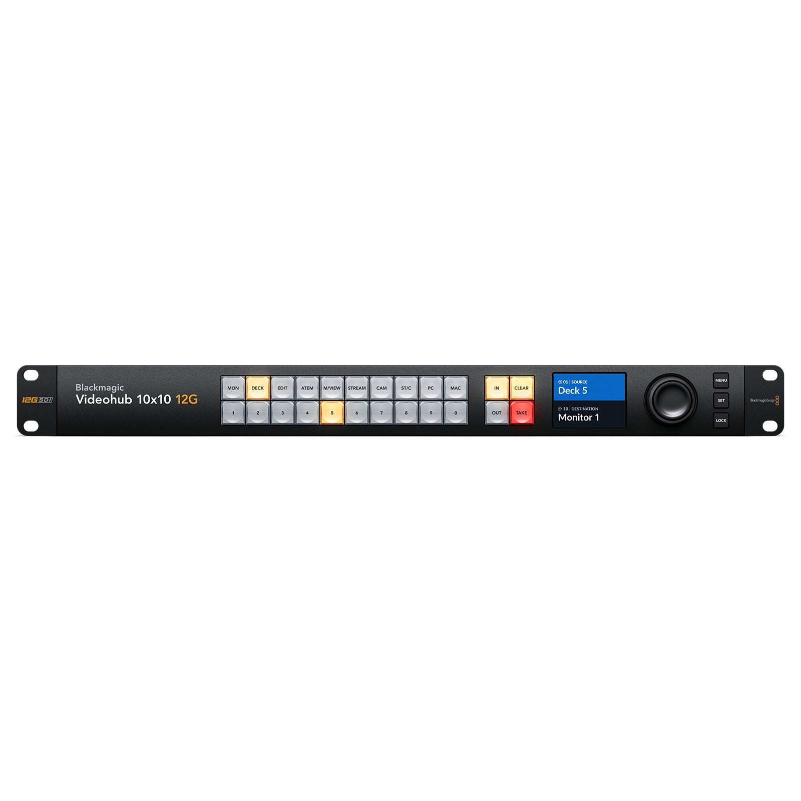 Blackmagic Design(ブラックマジックデザイン) ビデオルーター Blackmagic Videohub 10x10 12G VHUBSMAS12G1010