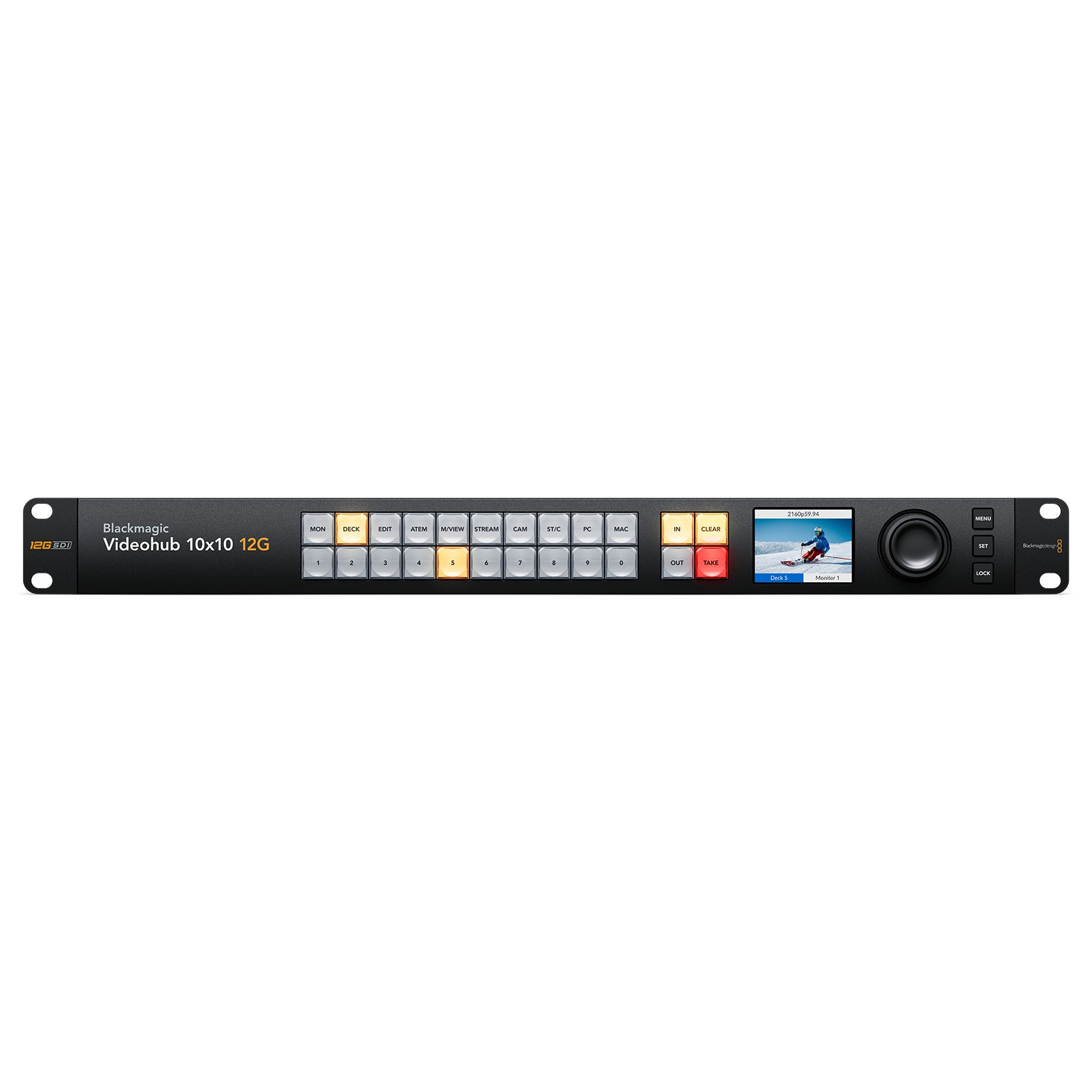 Blackmagic Design(ブラックマジックデザイン) ビデオルーター Blackmagic Videohub 10x10 12G VHUBSMAS12G1010