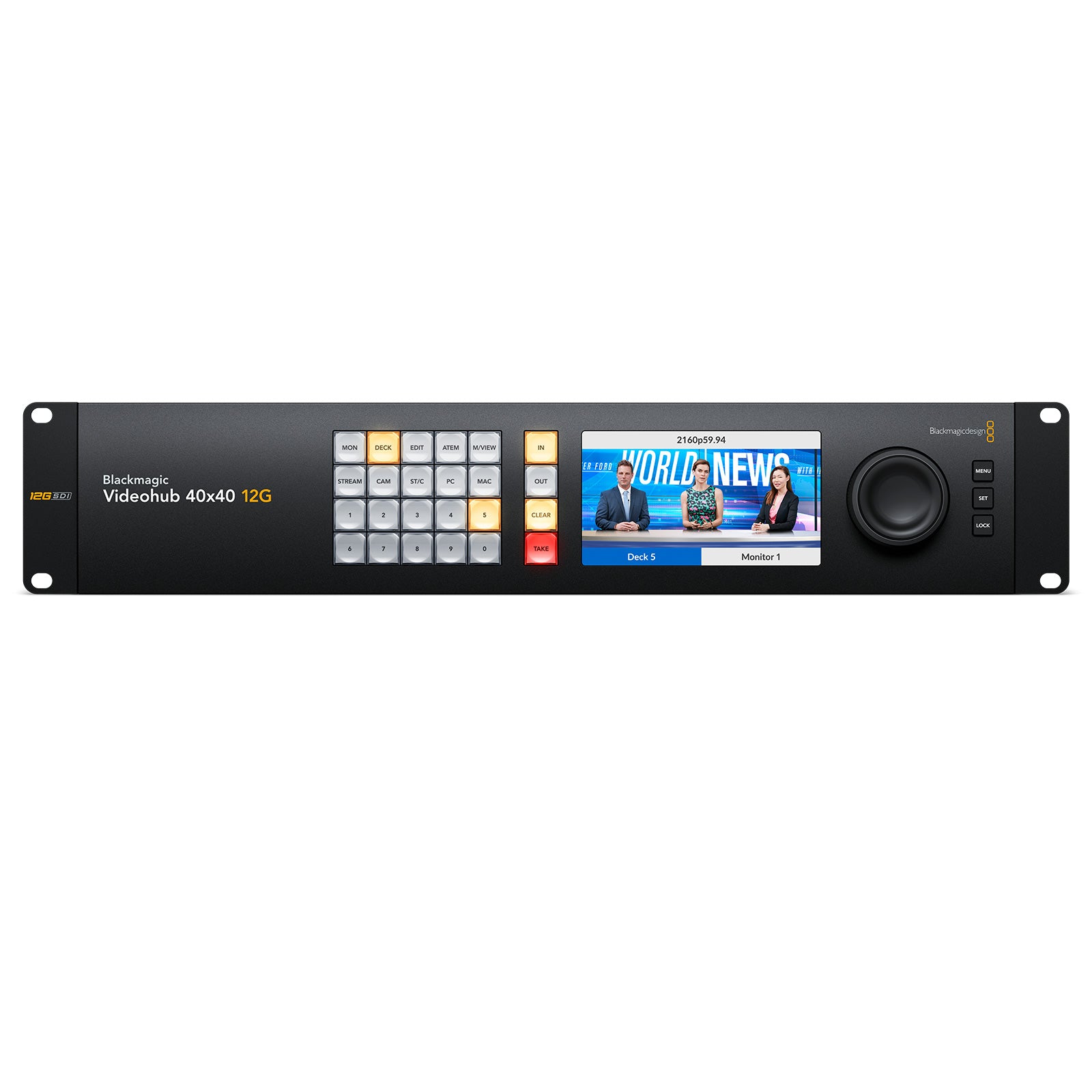 Blackmagic Design(ブラックマジックデザイン) ビデオルーター Blackmagic Videohub 40x40 12G VHUBSMAS12G4040