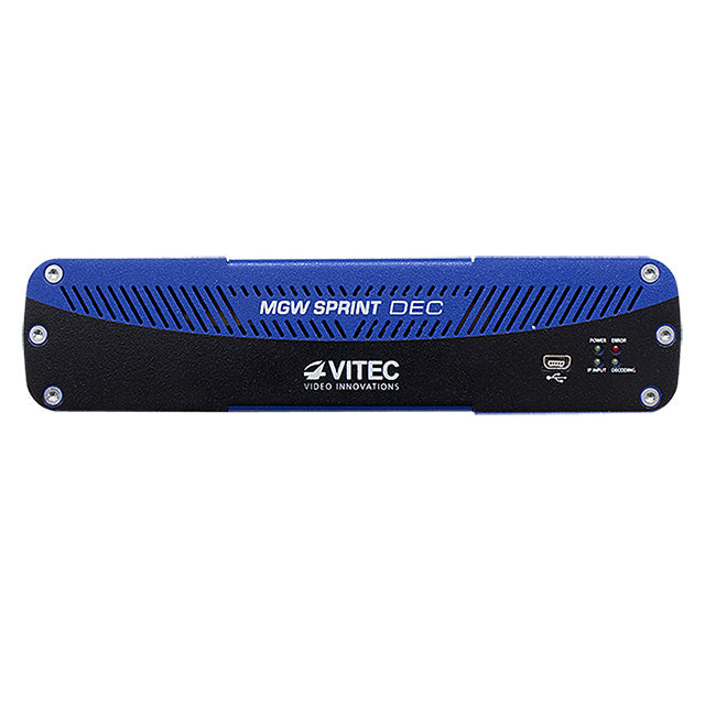 (メーカー在庫限り) VITEC(ヴィーテック) 超低遅延 H.264 HDデコーダー MGW Sprint Decoder VTC-MGW-SPRDEC-A