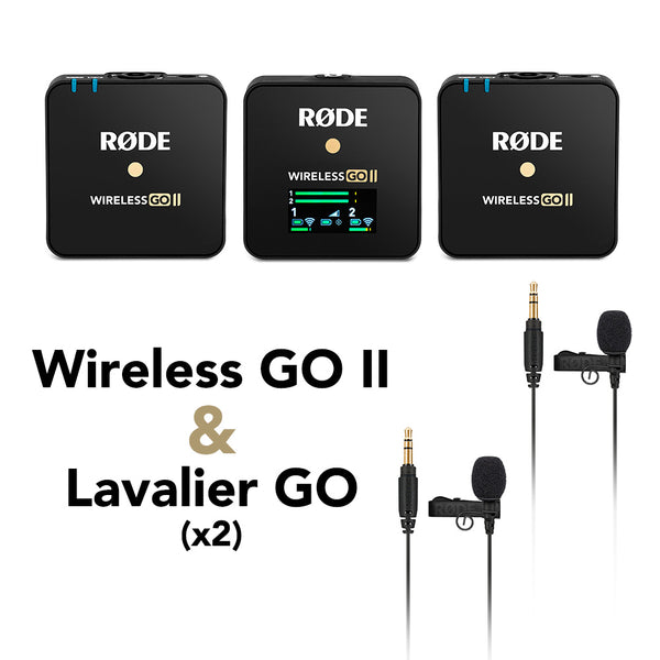 RODE Wireless GO II, Lavalier GO 2個セット純正クリップ×2
